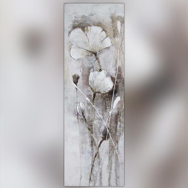 fleur des chs blanche peinture 50 x 150 cm fleur des chs blanche peinture 50 x 150 cm