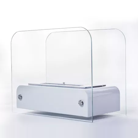 Tisch-Ethanolkamin Toast, Mini-Kamin Farbe Weiß