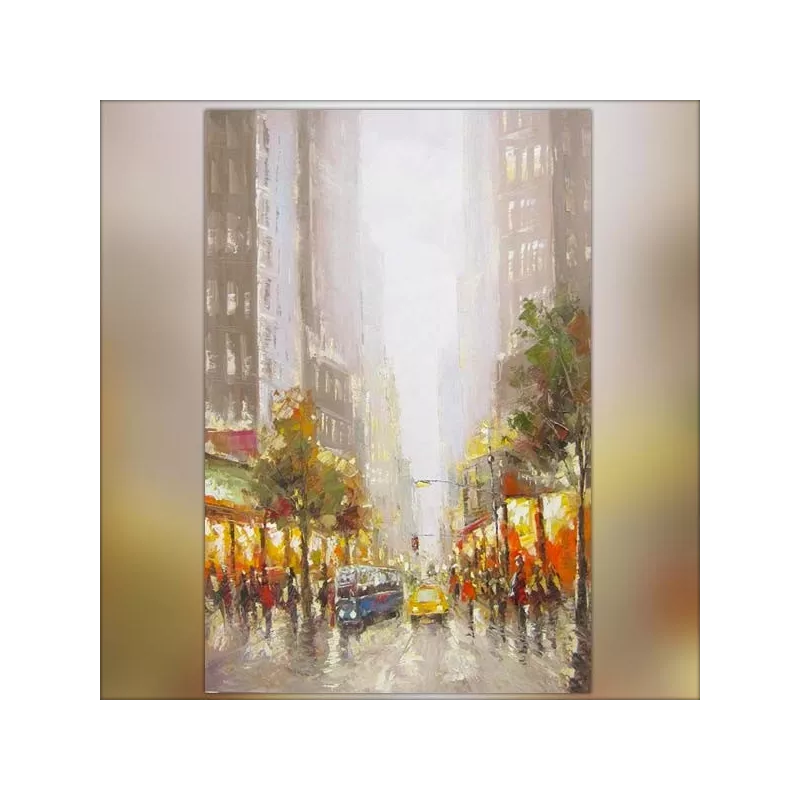 Maalaus New York 120 x 80 cm