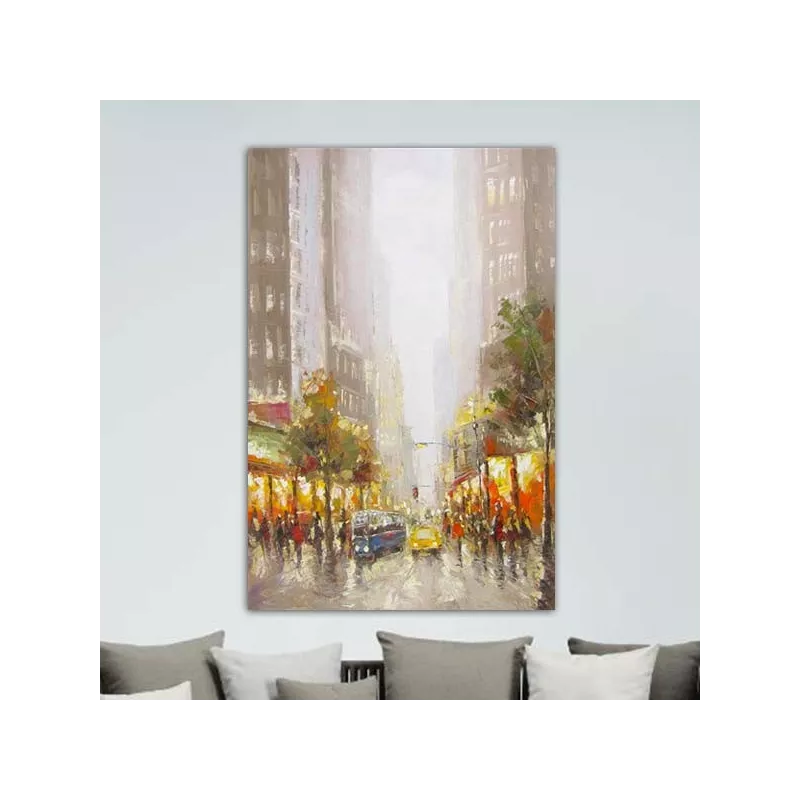 Maalaus New York 120 x 80 cm