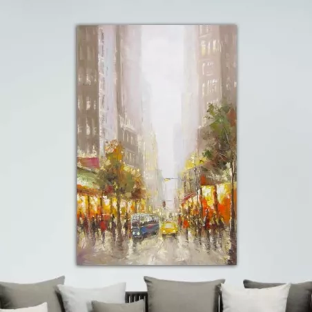 Maalaus New York 120 x 80 cm