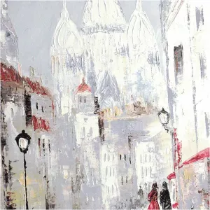 Peinture Montmartre 120 x 80 : Wikao, maison et design