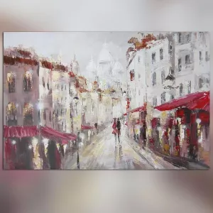 Peinture Montmartre 120 x 80 : Wikao, maison et design
