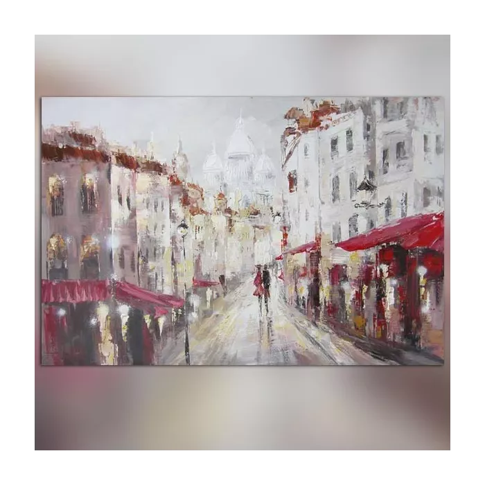 Peinture Montmartre 120 x 80 : Wikao, maison et design