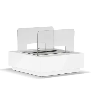 Stella floor-standing bioethanol fireplace