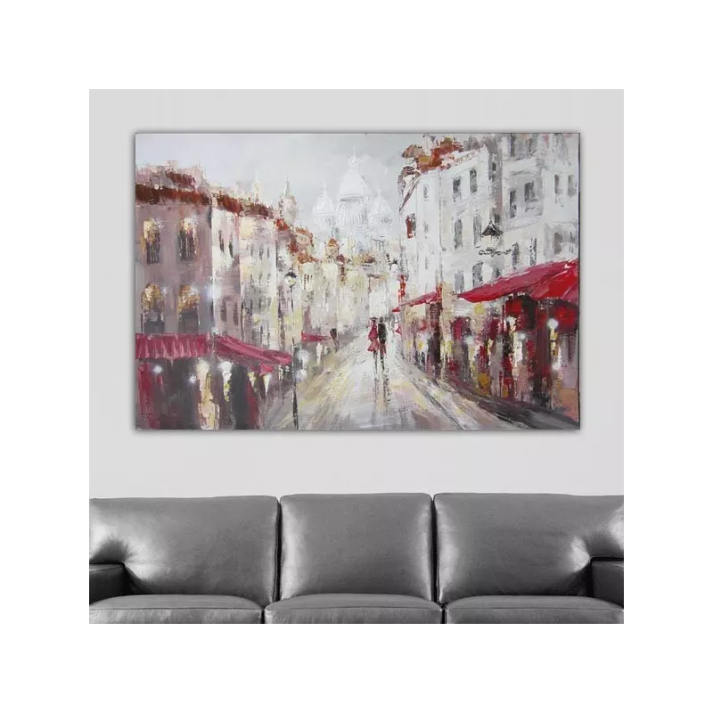 Peinture Montmartre 120 x 80 : Wikao, maison et design