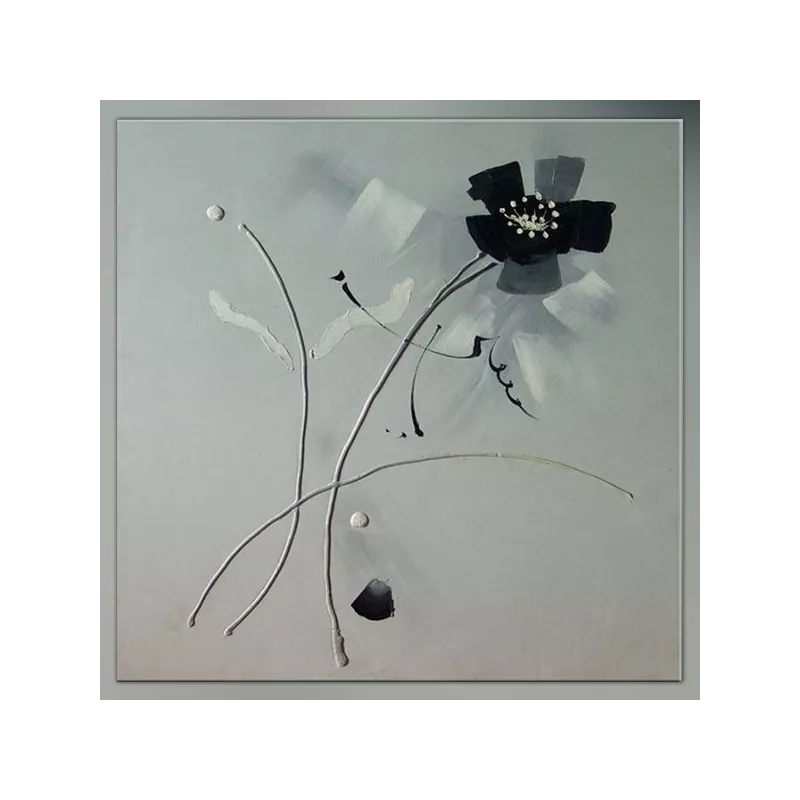 Peinture de fleur calligraphiées