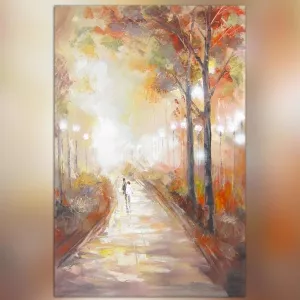 Peinture automne 80 x 120 cm