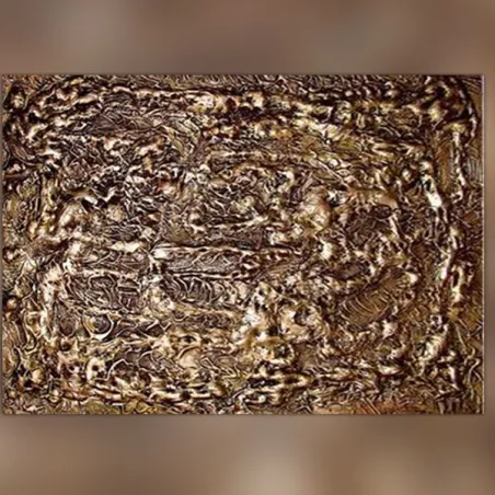 Tableau bronze, panneau décoratif 60x80 cm