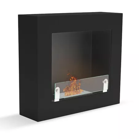 Brescia, stufa a parete a etanolo Colore Nero