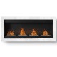 Cheminée éthanol Sevenfire inox 4 brûleur