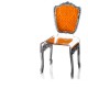 Chaise transparente Baroque