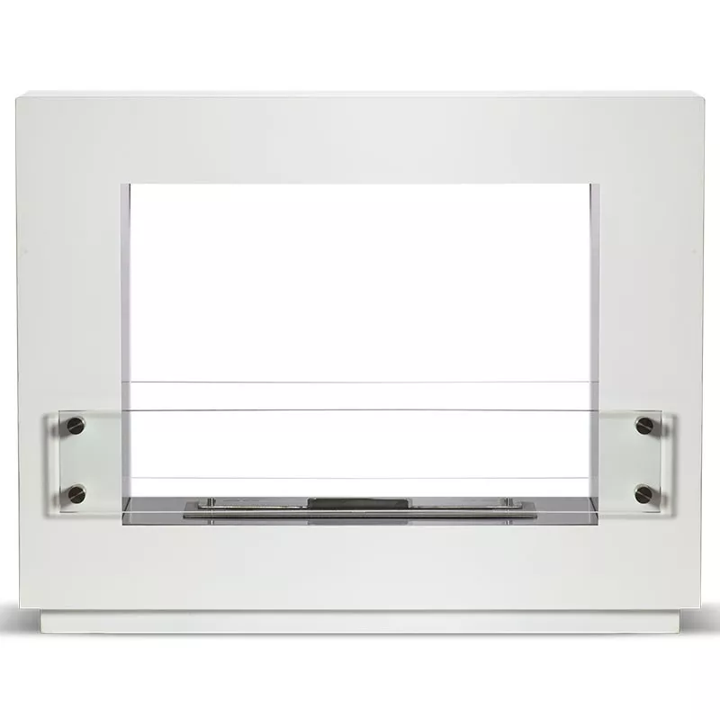 Cheminée bio à poser au sol Zenith Couleur Blanc