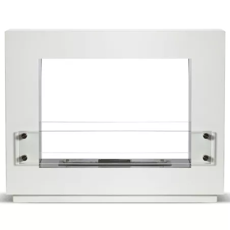 Cheminée bio à poser au sol Zenith Couleur Blanc