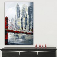 Tableau contemporain Golden Gate