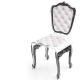 Chaise transparente Capiton