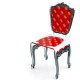 Chaise transparente Capiton