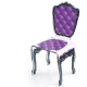 Chaise transparente Capiton