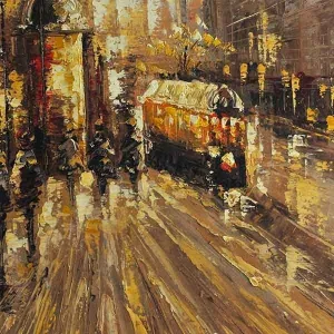 Historiallinen maalaus, Pariisi, noin 1900, 80 x 120 cm
