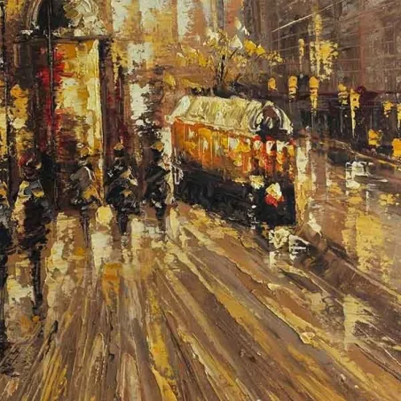 Historiallinen maalaus, Pariisi, noin 1900, 80 x 120 cm