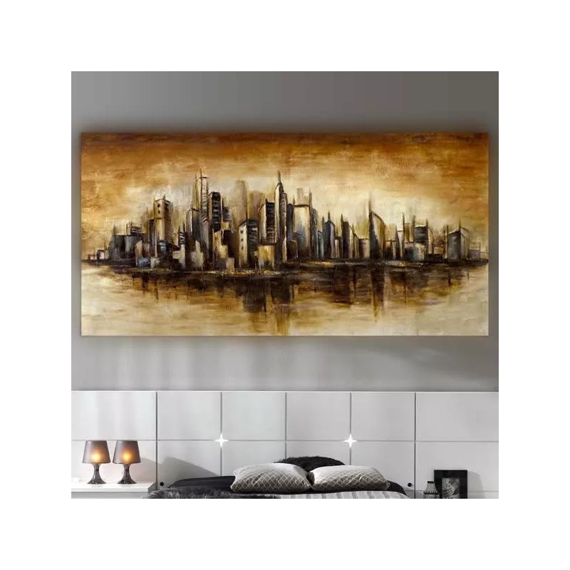 Peinture NY Manhattan 153 x 77 x 5 cm