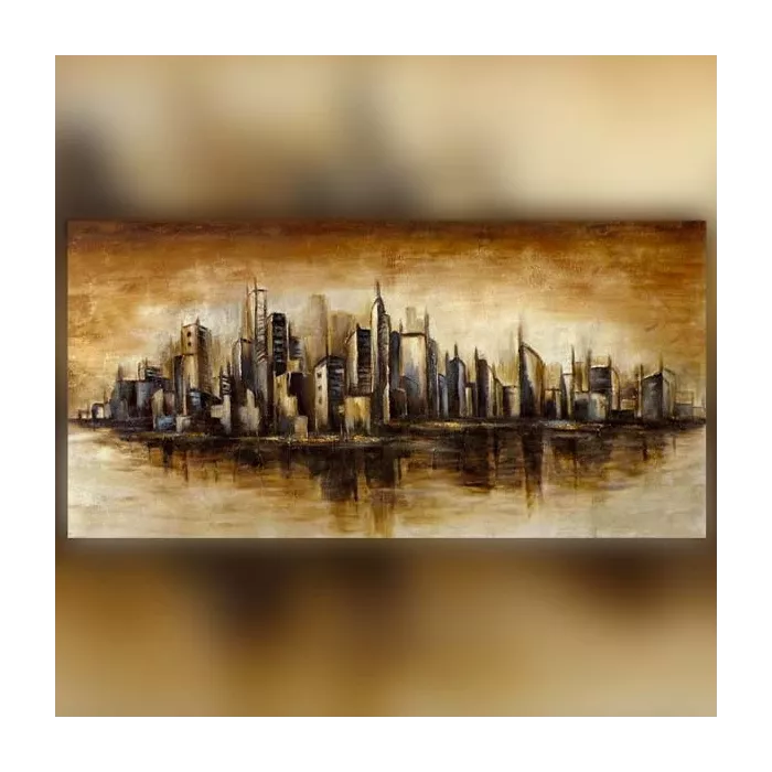 Peinture NY Manhattan 153 x 77 x 5 cm