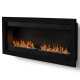 Cheminée éthanol Sevenfire inox 2 brûleurs