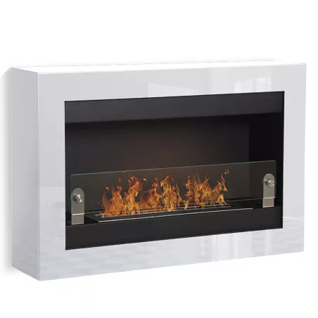 Caminetto a due fuochi Vigo Colore Bianco