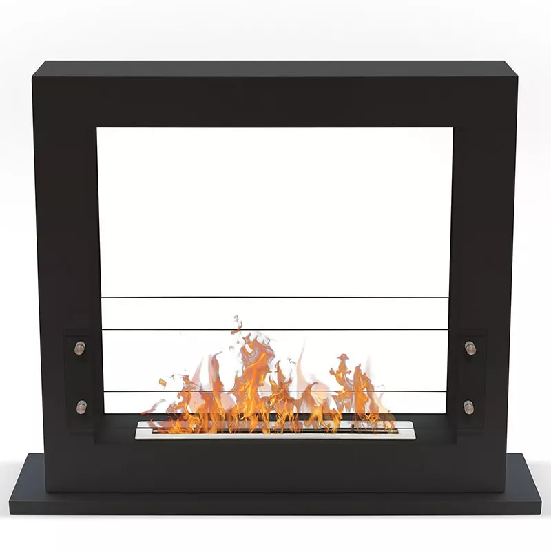 Zenith XL vrijstaande haard, 6 kW verwarmingscapaciteit Kleur Zwart Grootte 1 brander