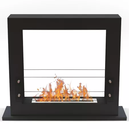 Foyer à poser Zenith XL, 6 kW de chauffage Couleur Noir Taille 1 brûleur