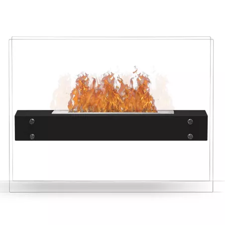 Fritstående ethanolpejs Zaphir 6,5 kW Farve Sort Brænder 3L/6,5kW