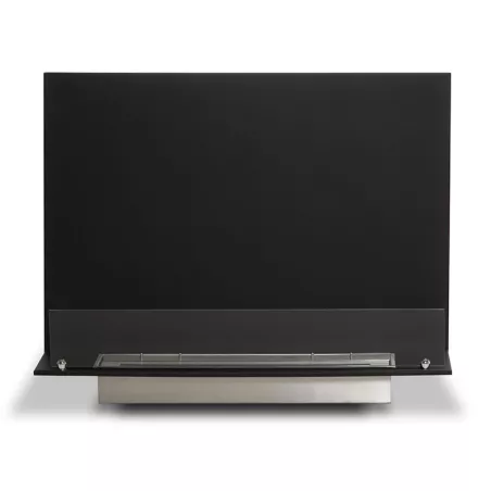 Placas de acero negro para decorar su quemador de bioetanol Anchura de la chapa de acero Placas de 75 cm para quemador de 52 cm