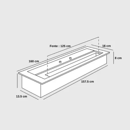 Insert 160 cm