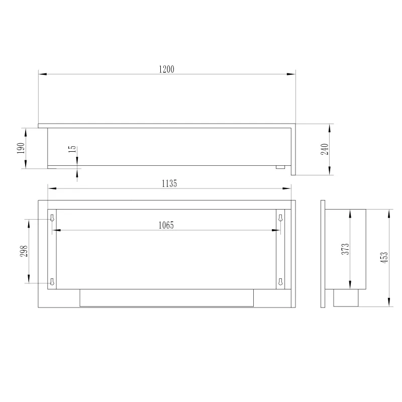 Cheminée encastrable Murcie XL