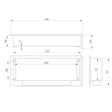 Cheminée encastrable Murcie XL