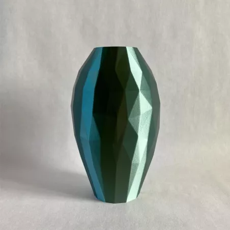 Curla oval design vase Colour Green Size 20 cm