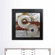 Peinture rouge format carré
