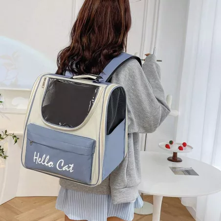 Pet carrier bag, transport crate Colour Blue