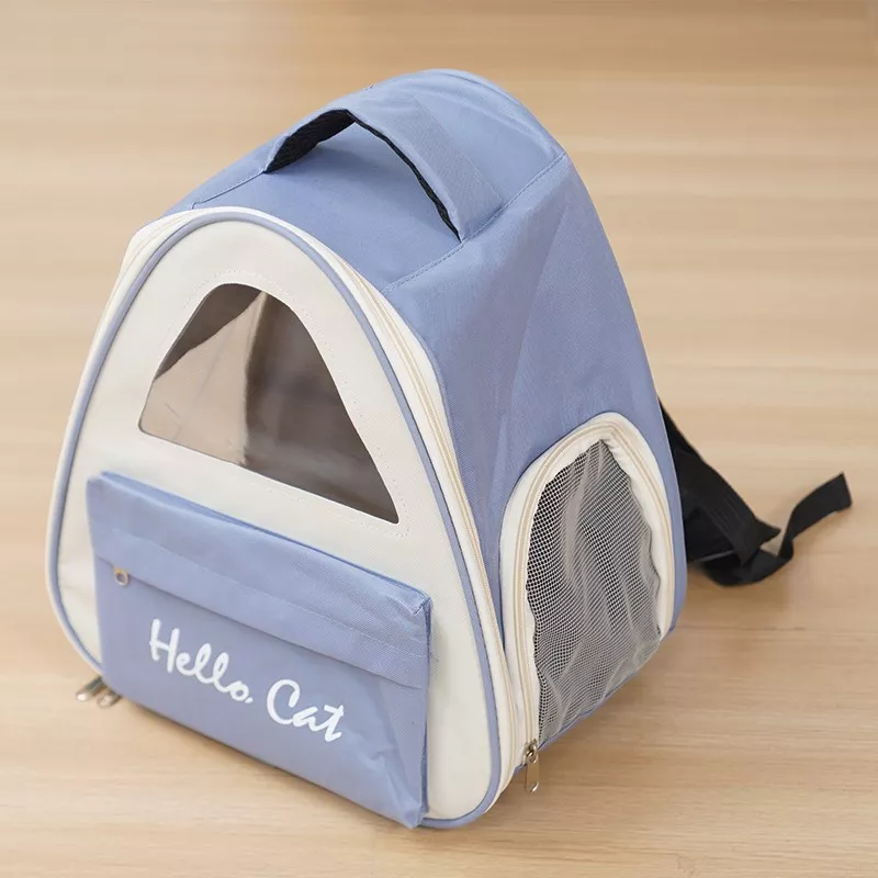 Reisetasche für Haustiere - Transportkiste Farbe Blau