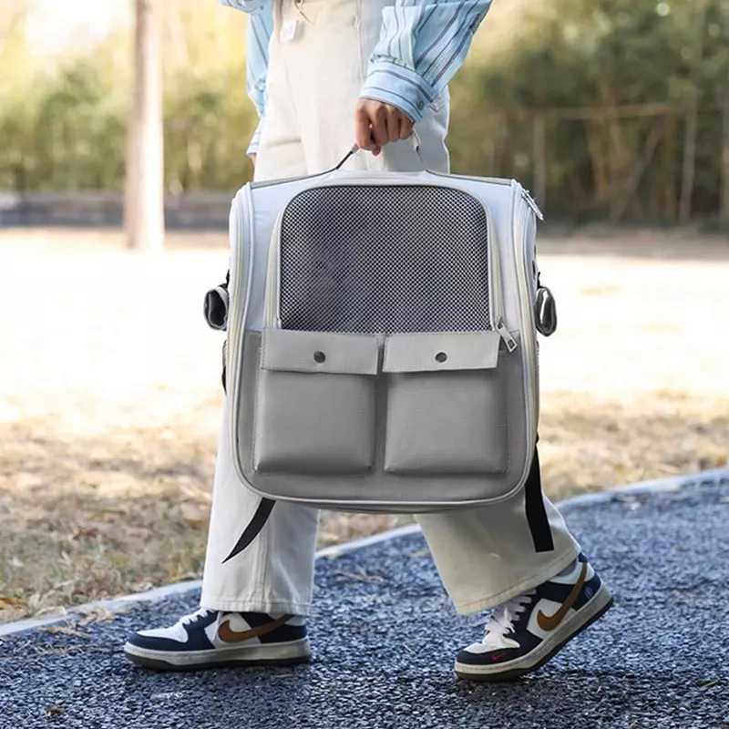 Backpack for pets, practical transport Colour Gray