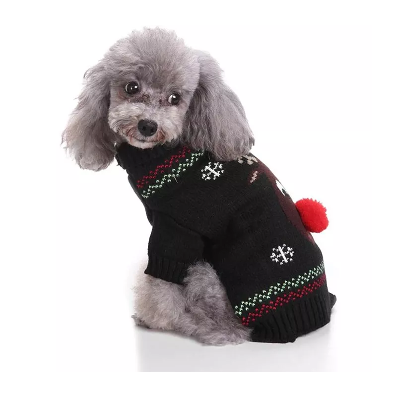 Pull de Noël pour chien - Vêtement festif Taille L