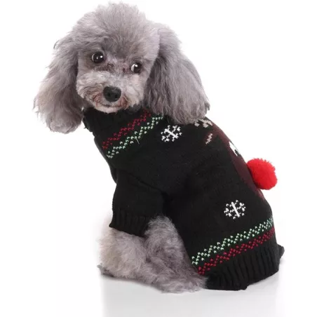 Kersttrui voor honden - Feestelijke kleding Grootte L