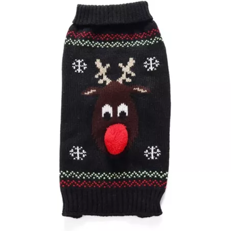 Jersey de Navidad para perros - Ropa festiva Tamaño L