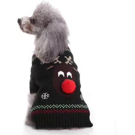 Kersttrui voor honden - Feestelijke kleding Grootte L