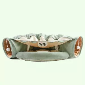 Tunnel pour chats - Aire de jeu interactive, pliable