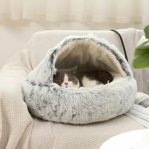 Rond bed voor katten en kleine honden