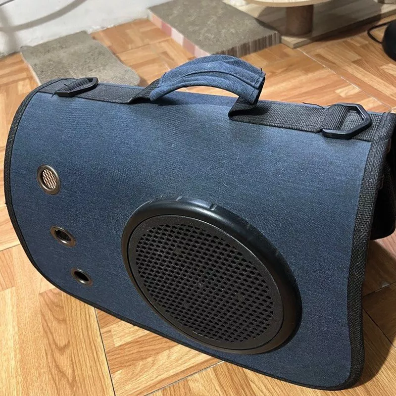 Bolsa de transporte para gatos - Jaula portátil Color Azul