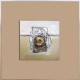 Tableau abstrait marron perle