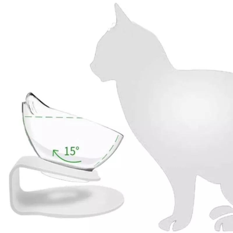 Ergonomische kom met een helling van 15