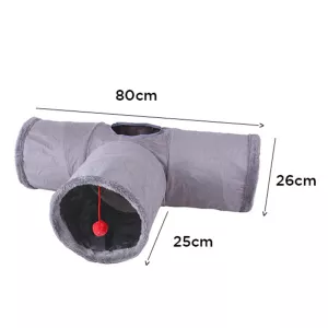 Túnel para gatos - Juguete interactivo